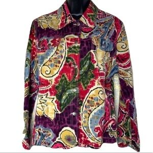 VINTAGE🧚‍♀️MULTICOLOUR Tabi Paisley Rare Jacket/Blazer Size M
